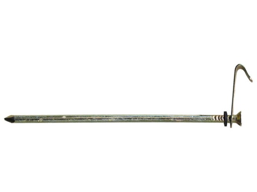 [90074367 351961] Kundert Outdoor Stahl-Hering Erdnagel 210 mm x 7 mm