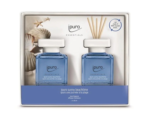 [90074830 1159378] ipuro Duftstäbchen Sunny Beachtime 2 x 50 ml Set 100 ml