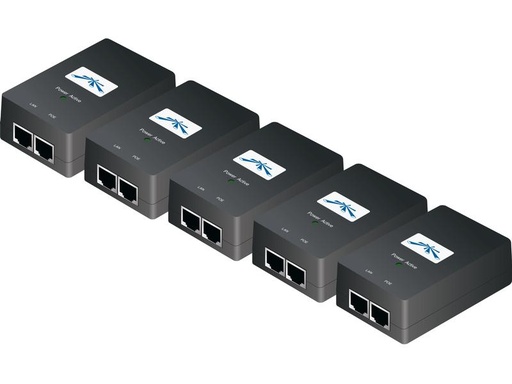 [90074833 724577] Ubiquiti PoE Injector POE-24-24W-5P 24 Volt GE passiv, 24 Watt, 5-Set