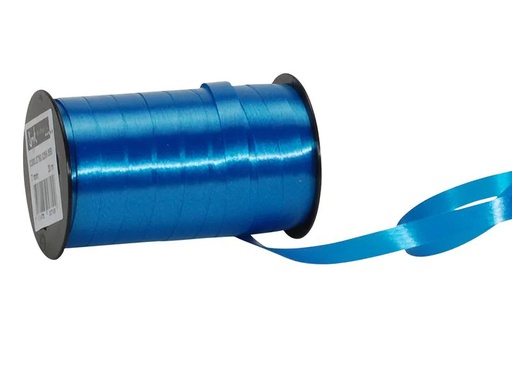 [90074851 1122397] Spyk Geschenkband Poly Glatt 7 mm x 20 m, Blau