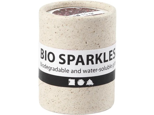 [90074931 1139879] Creativ Company Glitzer Bio 10 g, 1 Stück, Rosa