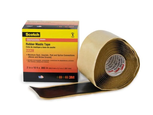 [90075152 472359] Scotch Klebeband Rubber Mastic 25 mm x 3 m, Schwarz