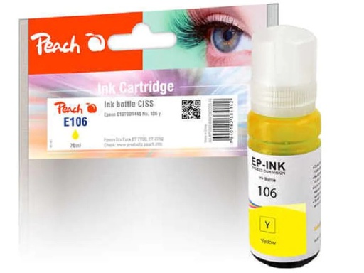 [90075288 1142668] Peach Tinte Epson 106 (C13T00R440) Yellow