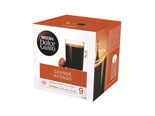 [90075410 1084050] Nescafé Kaffeekapseln Dolce Gusto Grande Intenso 16 Stück