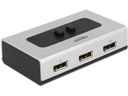 Delock Switchbox Displayport, 2 Port
