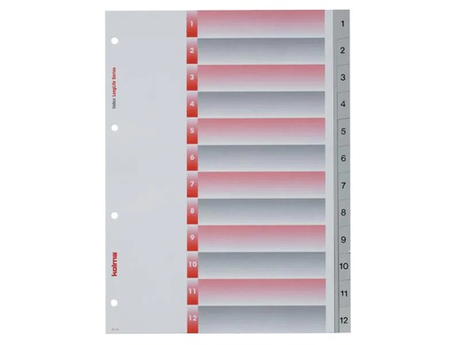 [90075607 830688] Kolma Register A4 LongLife 1-12