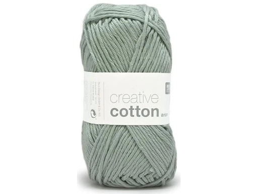 [90075614 1156790] Rico Design Wolle Creative Cotton Aran 50 g, Patina