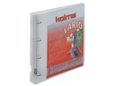 Kolma Ringbuch Vario A4 XL KolmaFlex 3 cm, Transparent