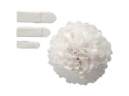 [90075940 883925] Creativ Company Pompons 20 + 24 + 30 cm 3 Stück