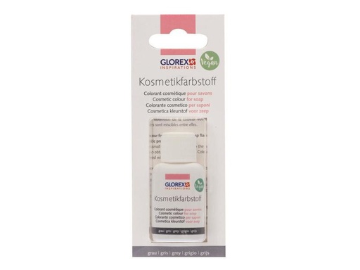 [90076101 627854] Glorex Kosmetikfarbstoff 20 ml, Grau