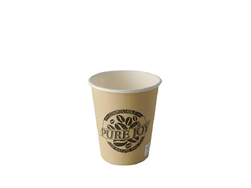 [90076139 986621] Papstar Einweg-Kaffeebecher Pure 200 ml 50 Stück, Crème
