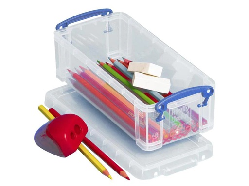 [90076233 291368] Really Useful Box Aufbewahrungsbox 0.9 Liter Transparent