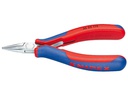 Knipex Elektronik-Greifzange 115 mm flache, runde Backen
