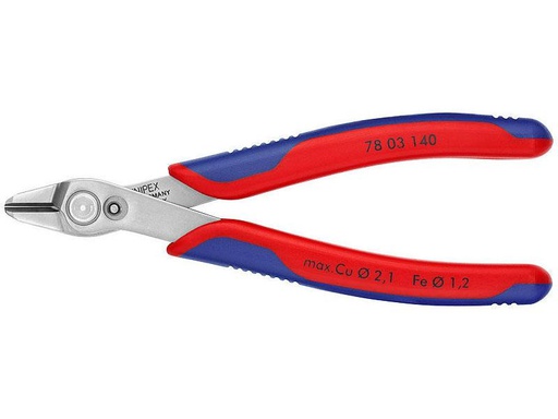 [90076326 695705] Knipex Elektronik-Seitenschneider Super Knips XL 140 mm poliert