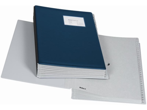 [90076477 1093566] Biella Pultmappe A4 Pronto 1-31 Dunkelblau