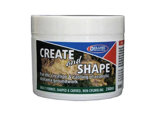 [90076479 778957] Deluxe Materials Modelliermasse Create and Shape 1 Stück, Weiss
