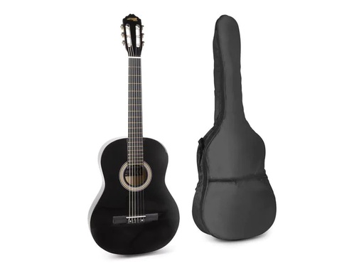 [90076527 1114603] MAX Akustikgitarre SoloArt Set Schwarz