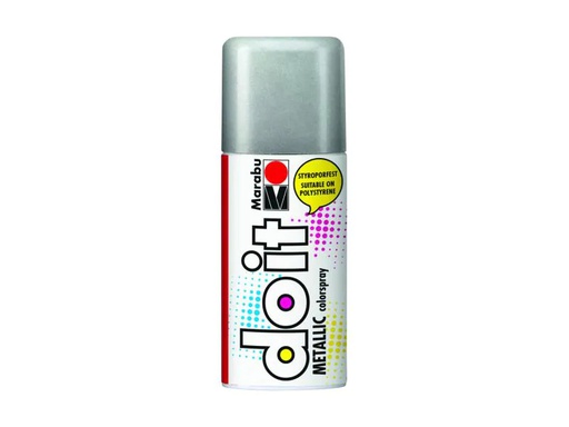 [90076528 556572] Marabu Sprühfarbe do it Metallic 150 ml, Silber