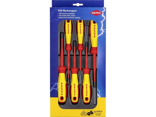 [90076600 916967] Knipex Schraubenzieher-Set V04 6-teilig VDE