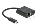 Delock Netzwerk-Adapter Typ-C – RJ-45, 1Gbps mit Powerdelivery