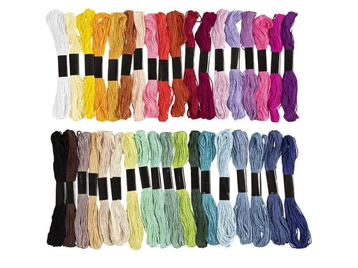 [90077207 710702] Creativ Company Stickgarn Baumwolle 42 Bündel à 8 m