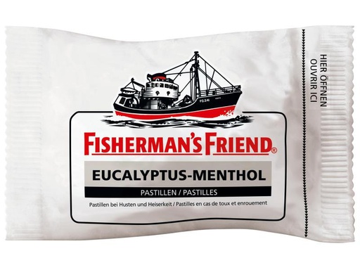 [90077375 900553] Fisherman's Bonbons Original Eucalyptus-Menthol 25g