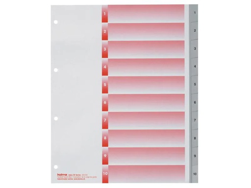 [90077391 830672] Kolma Register A4 XL KolmaFlex 1-10