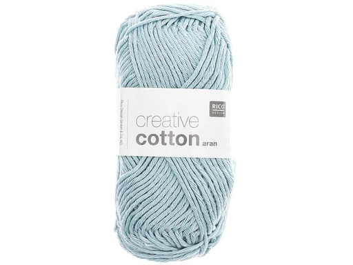 [90077427 945256] Rico Design Wolle Creative Cotton Aran 50 g Hellblau