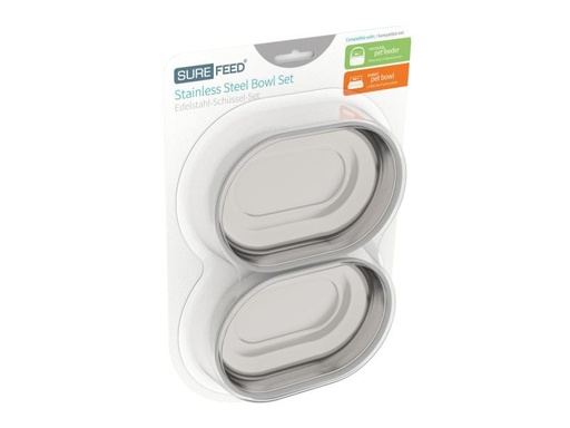 [90077429 1035119] SureFeed Napf-Set Edelstahl, 2 Stück