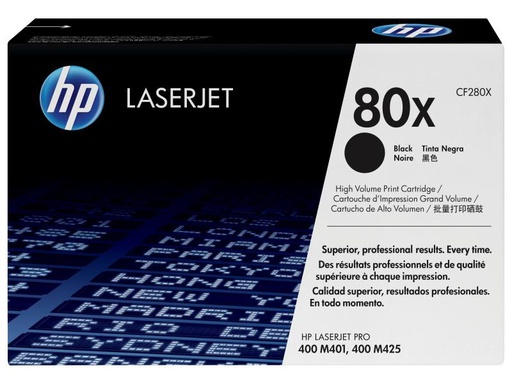 [90077654 210442] HP Toner Nr. 80X (CF280X) Black