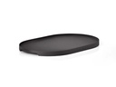 Zone Denmark Servierplatte Singles 35 cm x 23 cm, Schwarz