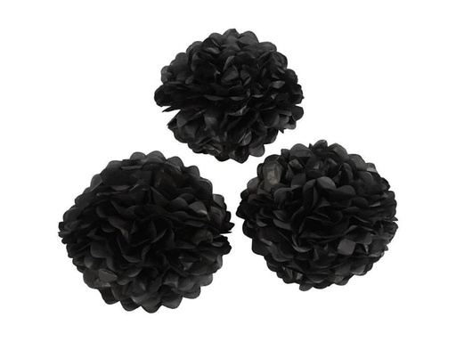 [90077691 719937] Creativ Company Pompons 20 + 24 + 30 cm 3 Stück