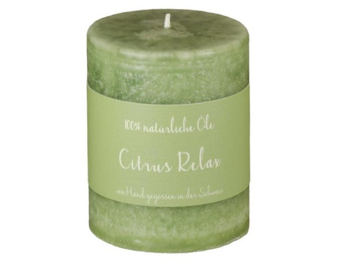 [90077706 1022728] Schulthess Kerzen Duftkerze Citrus Relax 8 cm