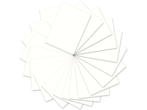[90078017 1107474] URSUS Tonzeichenpapier A4, 130 g/m², 100 Blatt, Weiss