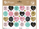 Z-Design Motivsticker A5 Deko Auspacken + Freuen, Bunt, 78 Aufkleber