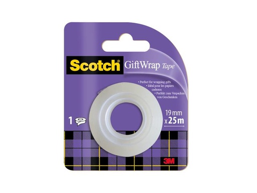 [90078156 1059653] Scotch Klebeband Scotch für Geschenke Nachfüllrolle 19 mm x 25 m