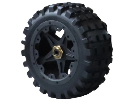 [90078303 1104953] Amewi Kompletträder Pitbull X Evo Heck 2 Stück, 1:5