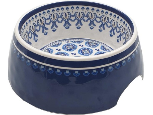 [90078390 947419] Tarhong Kunststoffnapf Moroccan Indigo Ø 14 cm