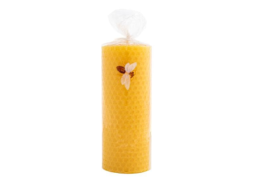 [90078464 1074311] Herzog Kerzen AG Zylinderkerze aus Bienenwachs 5 x 12 cm