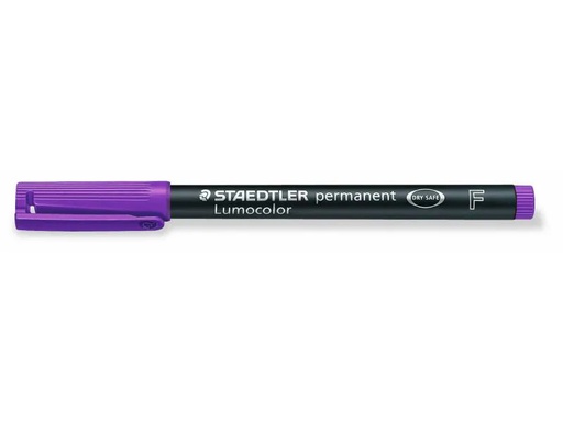 [90078477 914782] Staedtler Folienstift Lumocolor 318 F Violett, permanent