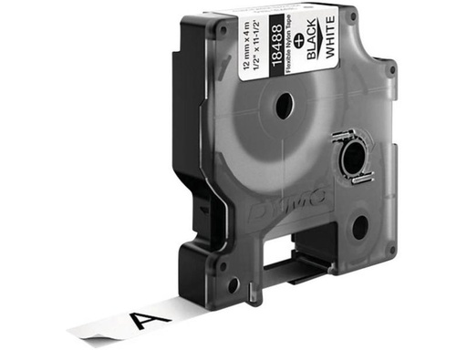 [90078554 97825] DYMO Beschriftungsband 18758 Schwarz auf Weiss