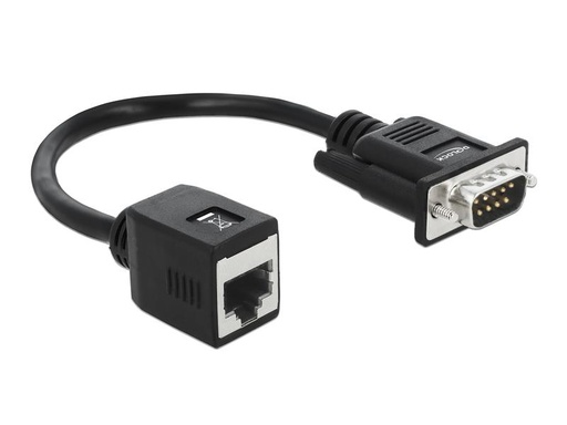 [90078569 1174781] Delock Netzwerk-Adapter RS232/422/485 Stecker – LAN Ethernet