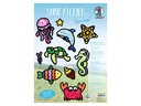 URSUS Bastelset Suncatcher Fensterbilder Sommer
