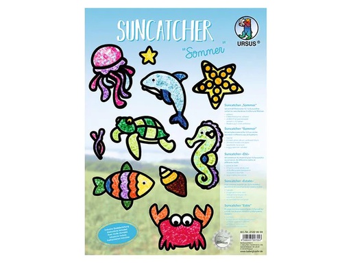 [90078775 1109709] URSUS Bastelset Suncatcher Fensterbilder Sommer