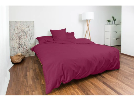 [90078802 1089225] Night Fashion Kopfkissenbezug Edi 65 x 100 cm, Brombeer