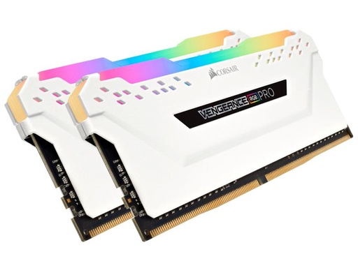 [90078937 1048342] Corsair DDR4-RAM Vengeance RGB PRO White iCUE 3600 MHz 2x 8 GB