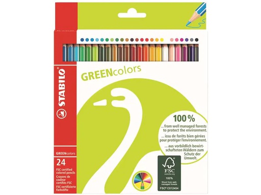 [90078988 1103452] STABILO Farbstifte Greencolors 24 Stück