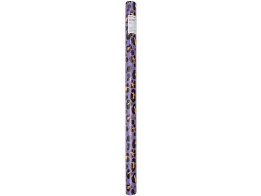 [90079008 1216235] Rico Design Geschenkpapier Leo Violett/Orange, 70 x 3 m