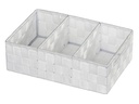 Wenko Aufbewahrungskorb Adria 32 x 21 x 10 cm, Weiss