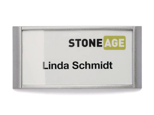 [90079062 385998] DURABLE Namensschild mit Clip Classic 65 x 30 mm, 10 Stück